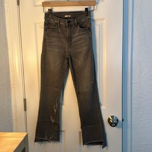 Mother Insider Crop Step Fray Jeans